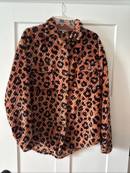 Simply Southern Jackets & Blazers - Simply southern Leopard Print Shacket